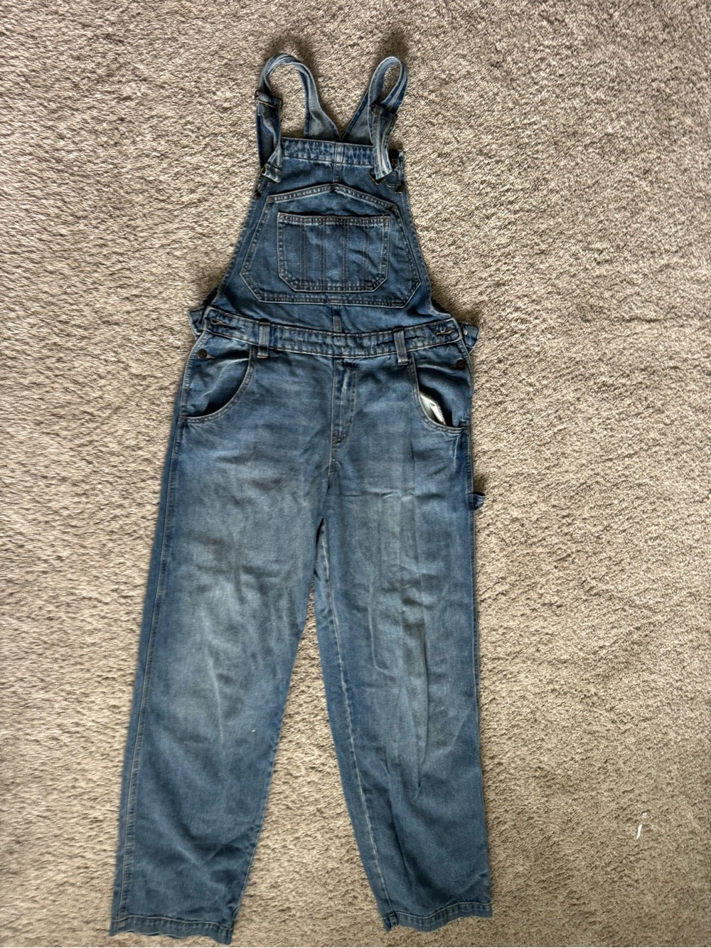 Wild Fable Women's Baggy Overalls Jumpsuit Blue